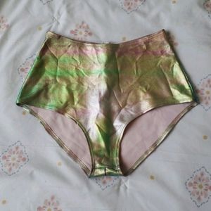 Hologram High Waisted Rave Booty Shorts